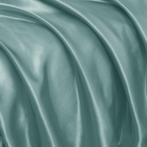 Homiest Sage Green Ruffle Satin Pillowcase Set of 2 - Image 7