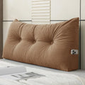 Large Wedge Pillow Headboard, Reading Pillow by IMOXPTEHeadboardPillow