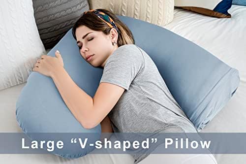 INSEN Pregnancy Pillow for Sleeping, Body Pillow for Pregant Women, L Shaped - Image 6