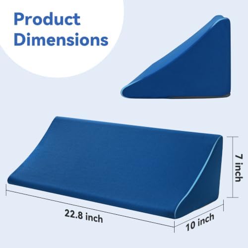 Vekkia Wedge Pillow for Side Sleeping, Back Support - Image 2