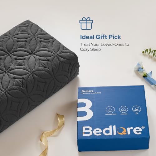 BEDLORE Waterproof Mattress Protector, Full Size Mattress Pad - Image 5