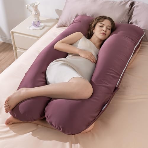 QUEEN ROSE Pregnancy Pillow, U Shaped Full Body Pillows - Image 7