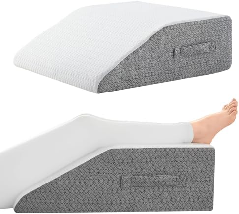 Nordjager Leg Elevation Pillow, 8 Inch Memory Foam Support Cushion by Nordjager