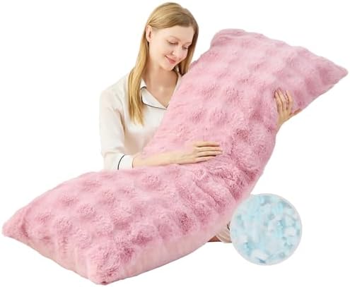 YZ HOME Faux Fur Fluffy Body Pillow by YZHOME