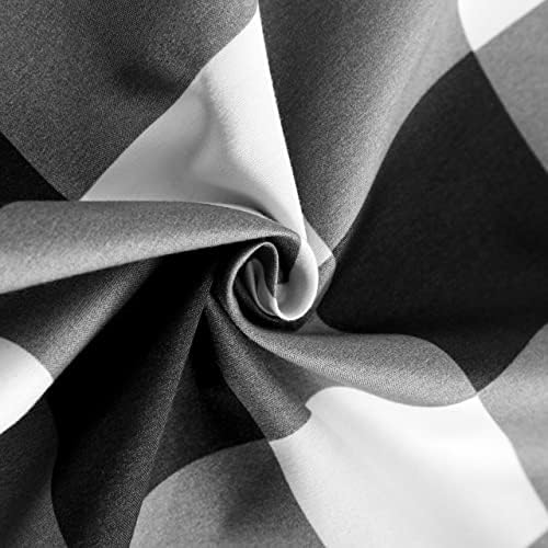NTBAY Body Buffalo Pillowcase, 1800 Thread Brushed Microfiber Black and White - Image 4