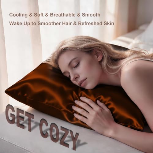LYSHIN Silk Pillow Cases 2 Pack Queen Size - Image 5