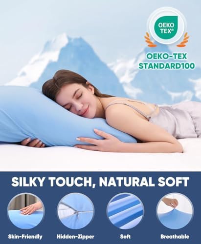 LUXEAR Cooling Pillow Cases for Hot Sleepers Set of 2 - Image 7
