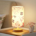 Fenmzee Small Table Lamps (Butterfly Cream Shade, 9" Inline Control) by Fenmzeelighting