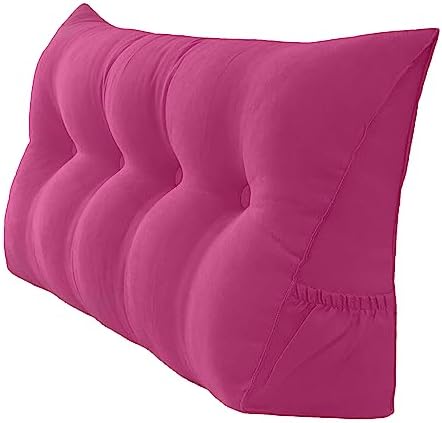 Peachwell Handmade Headboard Pillow- Triangular Wedge Support Large Bolster by PEACHWELL
