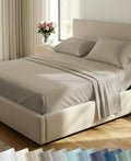 California Design Den Soft 100% Cotton Split King Bed Sheets by CaliforniaDesignDen