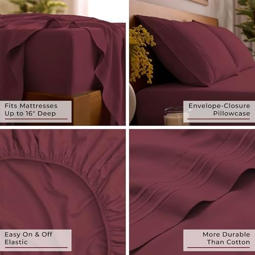 Mellanni Iconic 3-Piece, Ultra Soft Sheet Set - Image 5