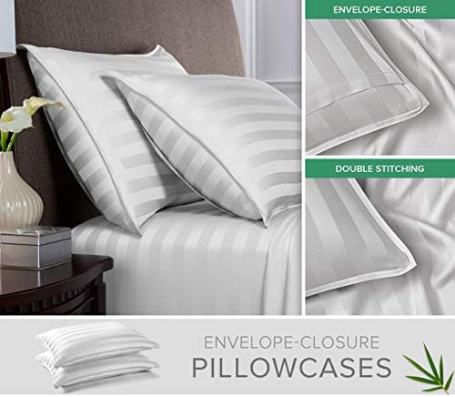Pure Bamboo King Sheets, Genuine 100% Organic Viscose Derived from Bamboo Bed - Image 3