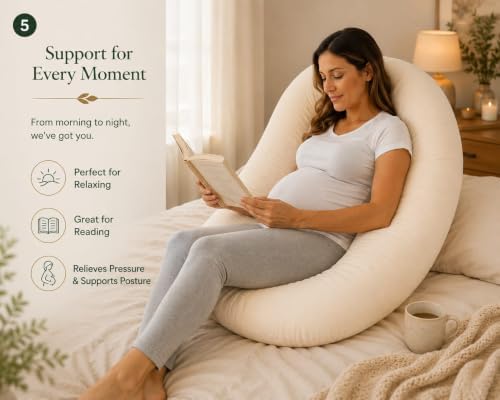 Pregnancy Pillow, Body Pillow, Side Sleeper Pillow - Image 5