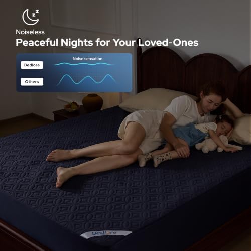 BEDLORE Waterproof Mattress Protector, King Size Mattress Pad - Image 4
