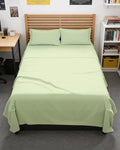 Full XL Sheets - 4 Piece Full XL Sheet Set - Breathable - Light Sage Green by CGKUnlimited