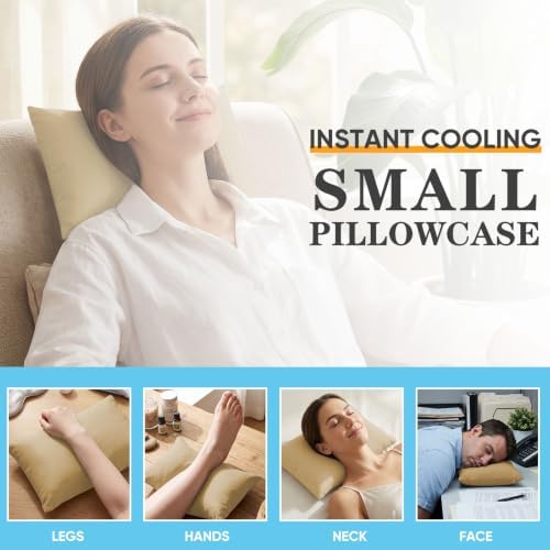 Hahafelt 2 Pack 7"x11" Cooling Small Pillowcase - Image 4