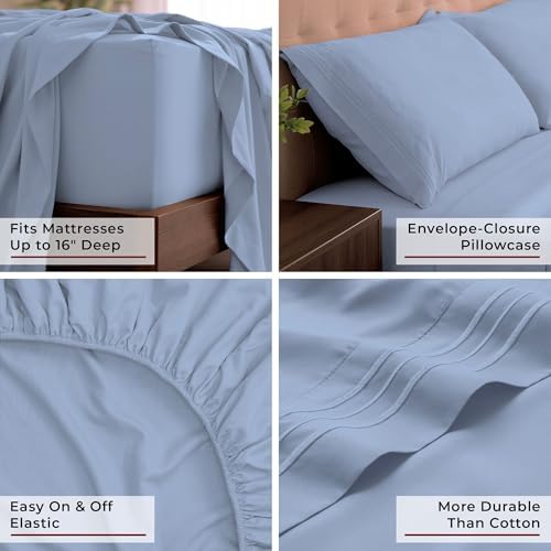 Mellanni Iconic 4-Piece, Ultra Soft Sheet Set - Image 5