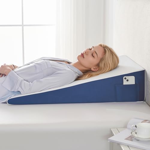 Yojoker 34" Extra-Long Wedge Pillow, Bed Incline Cushion by Yojoker