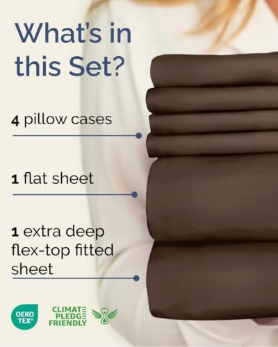 Extra Deep Flex Top Split Head King Sheet Set - Image 2