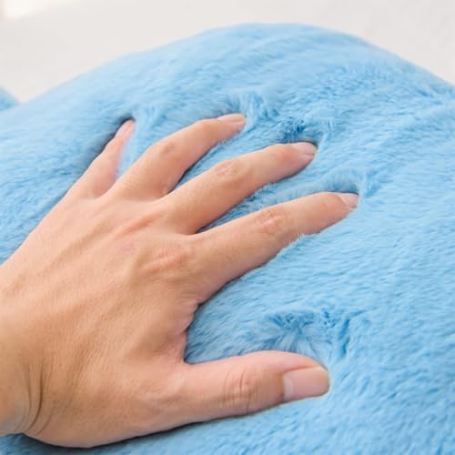 A Nice Night Babyblue Reading Pillow, 18.5" Bed Wedge Pillows - Image 7