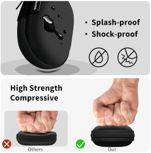 1 Pack Oval Earbud Case Storage Bag - Image 3