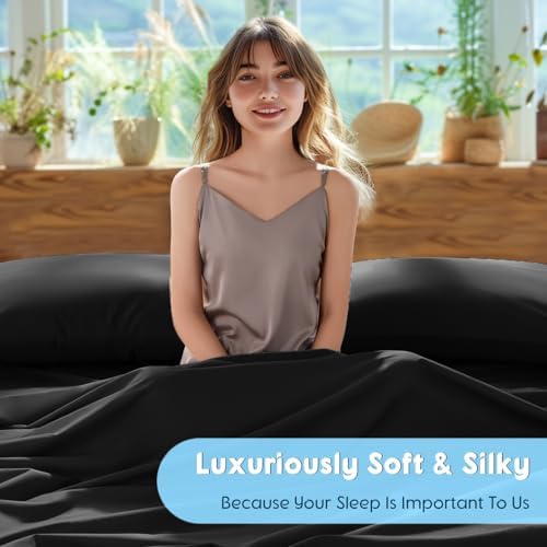 SONORO KATE 1000 Series 100% Egyptian Cotton King Sheets, Extra Deep Pocket - Image 5