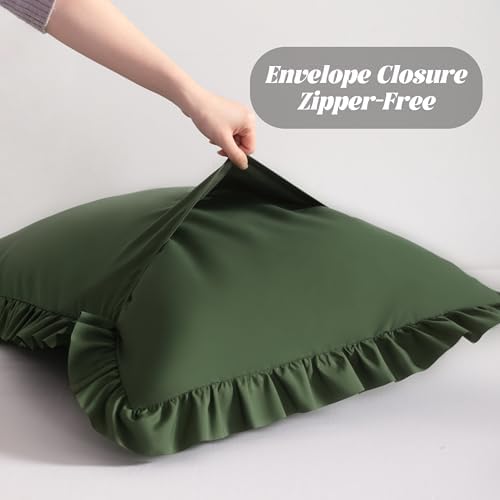 BEDSUM Body Ruffled Pillow Sham - Image 5