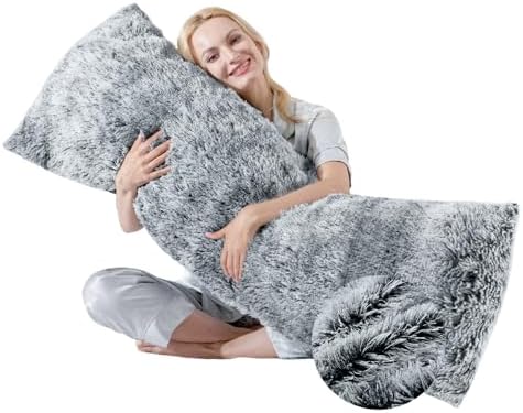 WSOFRLAC Fluffy Full Body Pillow, Long Pillow by WSOFRLAC