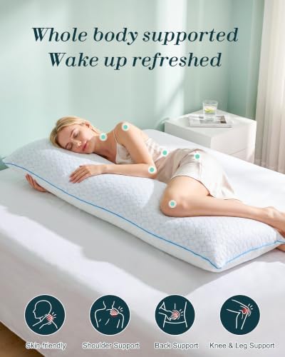 YZ HOME Cooling Body Pillow for Side Sleepers, Double Sided - Image 2
