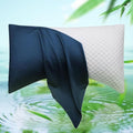 Cooling Side Sleeper Curved Pillow Case Queen 1 Pack 20 * 30 Navy Blue by ELIBABA
