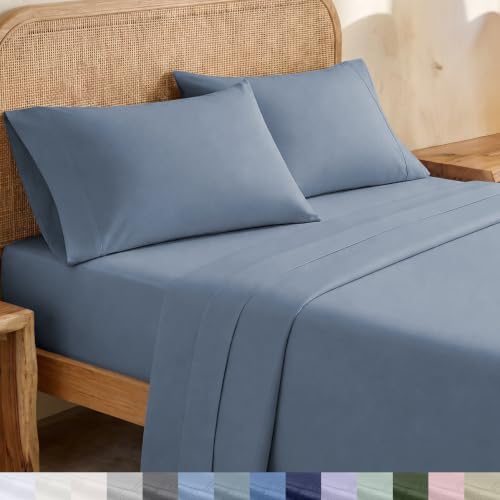 California Design Den 100% Organic Cotton Full Bed Sheets by CaliforniaDesignDen