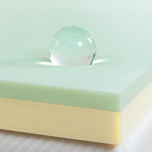 Zinus Green Tea Memory Foam Mattress Toppers by ZinusInc