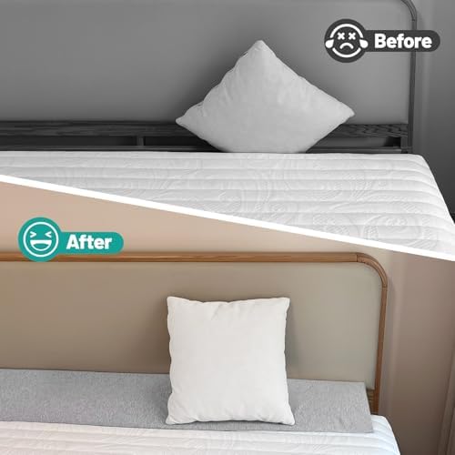 76"x8"x5" Bed Wedge Pillow for Headboard Bed Gap Filler Cover 1.5-inch Gaps - Image 5