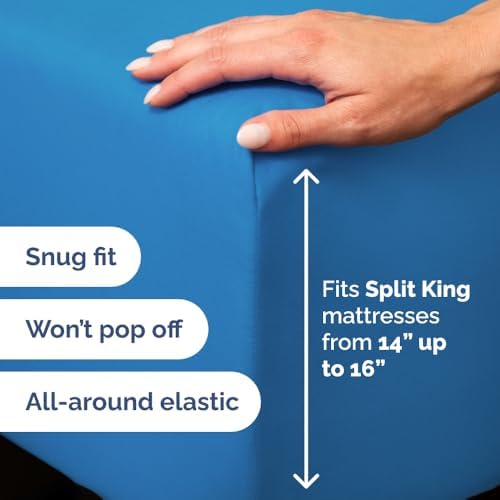 Flex Top Split Head King 4 Piece Sheet Set - Image 4