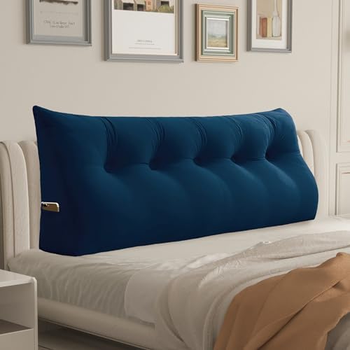 Daneey Headboard Pillow Queen, Triangular Wedge Pillow Headboard, Wedge by Daneey