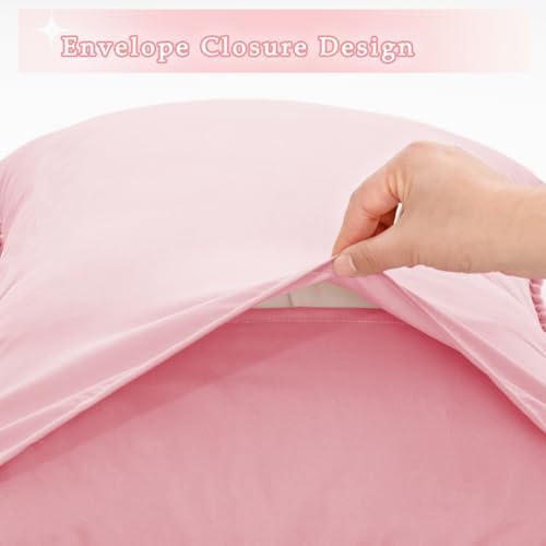 Pom Poms Pillow Shams Standard Size Set of 2, Soft Microfiber Shams Cover - Image 4