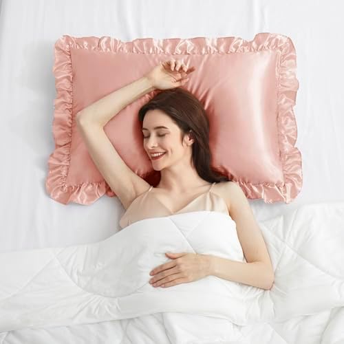 Silky Satin Ruffled Pillow Cases - Image 3