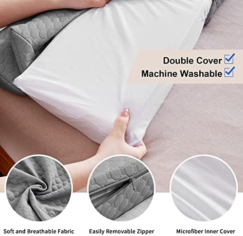 EUHAMS Queen Size Bed Wedge Pillow - Image 6
