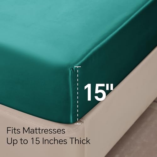BEDELITE Satin Sheets Twin Size Bed Set, 3 Pieces - Image 6