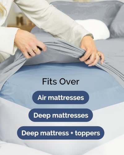 CGK Linens 2 Pack Extra Deep Twin Fitted Sheets - Image 7
