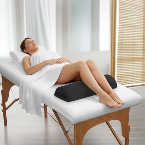 Saloniture Jumbo Half Round Massage Table Bolster Under-Knee Pillow Pad - Image 3