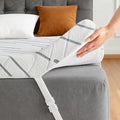 3 Inch Gel Memory Foam Mattress Topper California King Size by bedsmile