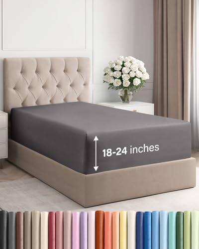 CGK Linens Extra Deep Twin Fitted Sheet by CGKUnlimited