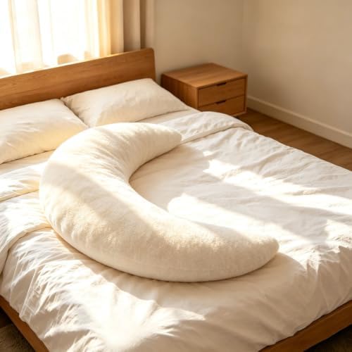 Moon Body Pillow, Oversized C Shaped Full Body Pillow - Image 7