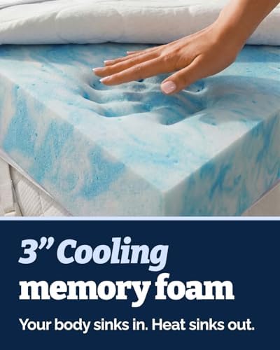 3 Inch Twin XL Memory Foam Mattress Topper - Image 4