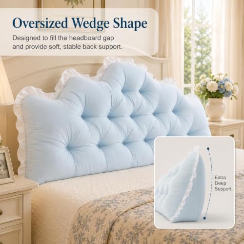 College Dorm Rectangular Long Bolster Backrest Pillow, Dorm Headboard Pillow - Image 3