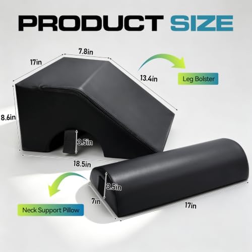 2-in-1 Wedge Massage Table Leg Bolster - Image 2