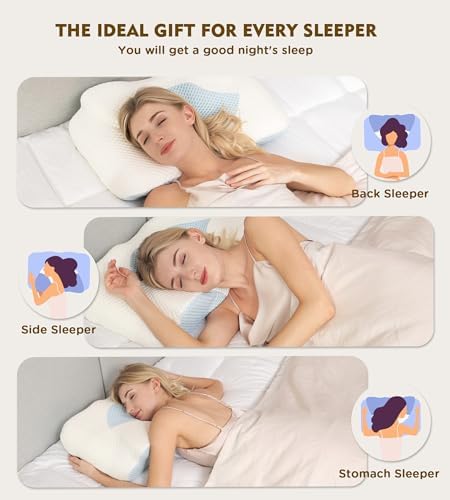 Osteo Cervical Pillow for Neck Pain Relief, Hollow Design Odorless Memory Foam - Image 7