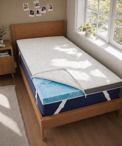 3 Inch Twin XL Memory Foam Mattress Topper by CGKUnlimited