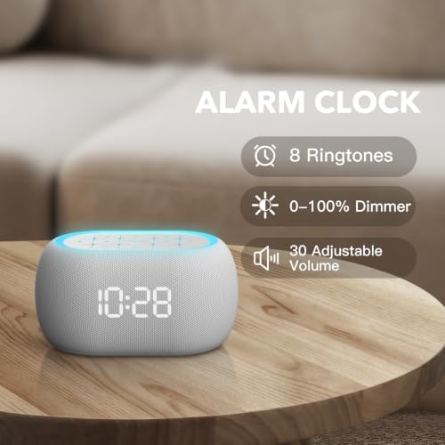 ANJANK White Noise Sound Machine Alarm Clock - Image 6